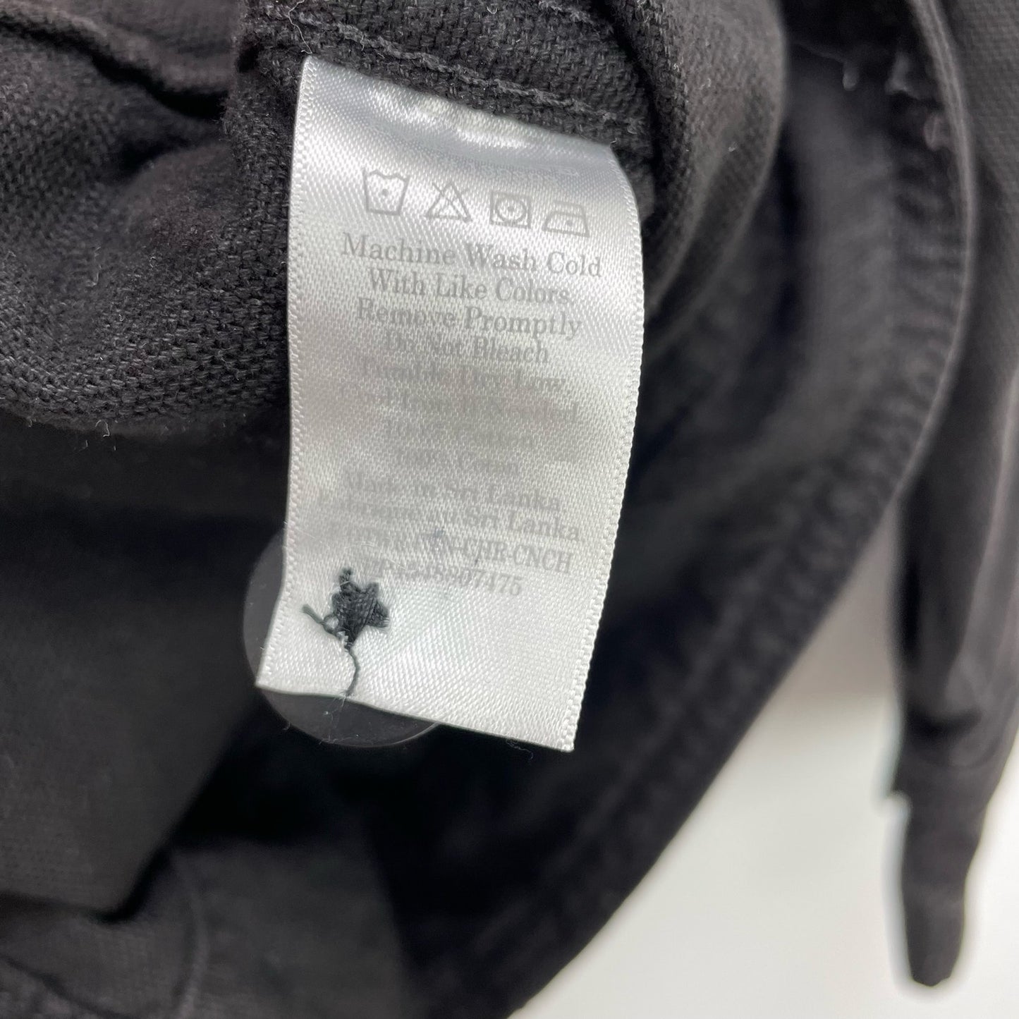 Everlane Womens The Cinchable Chore Jacket XS Black Cotton Canvas NWT