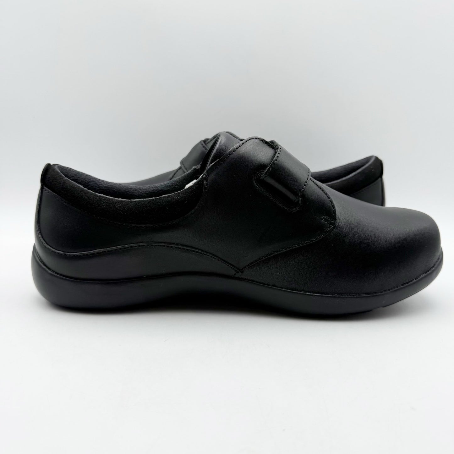 Anodyne Womens No. 81 Casual Double Depth Shoes US 9.5 XW Black Comfort NIB