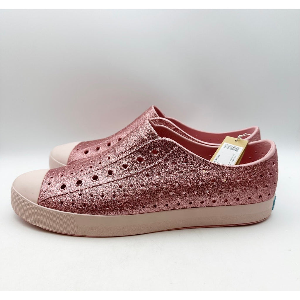 NATIVE Men's Jefferson Shoes Size 13 EU 47 Rose Pink Bling Dust Pink NWOB