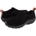 MERRELL Womens Jungle Moc Toe Shoes US 7 M Black Midnight Suede Slip On NIB