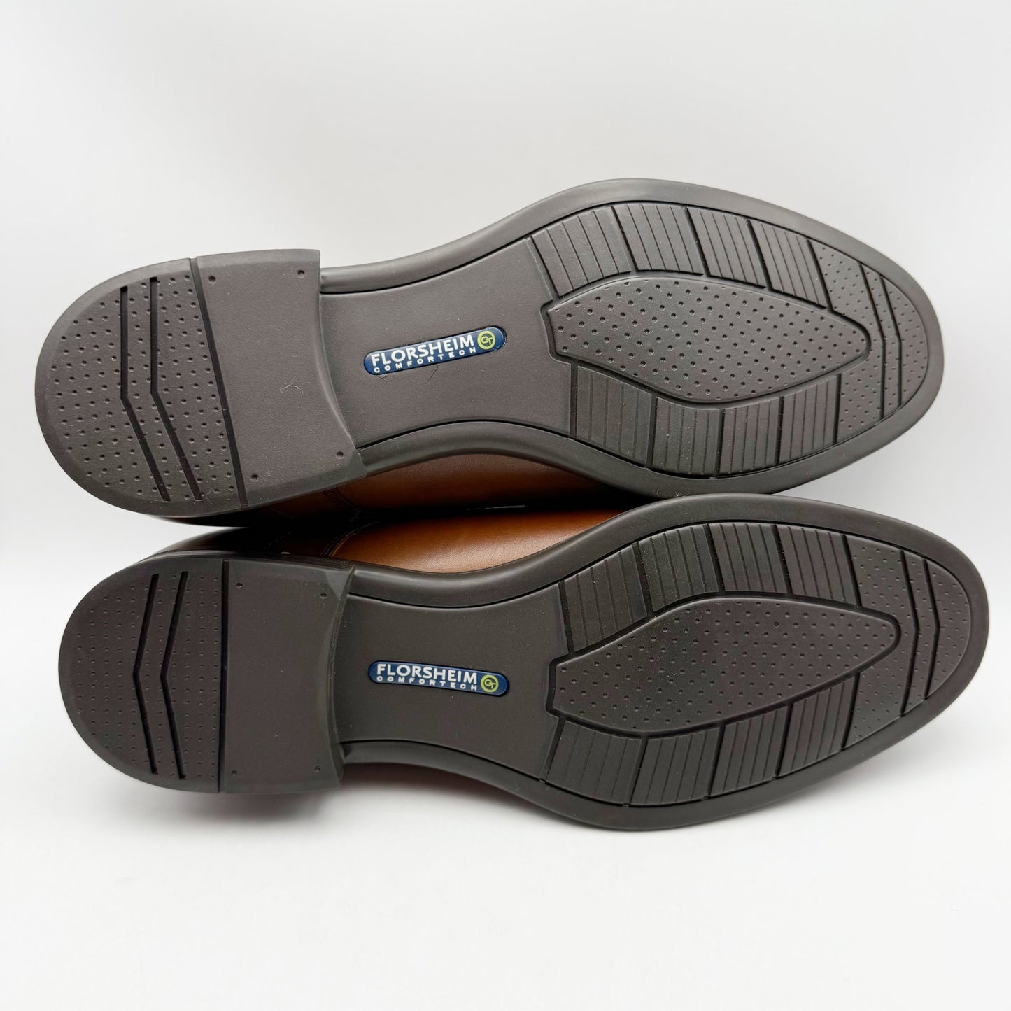 Florsheim Mens Midtown Plain Toe Oxford Shoes US 14 D EU 47 Brown Leather NIB