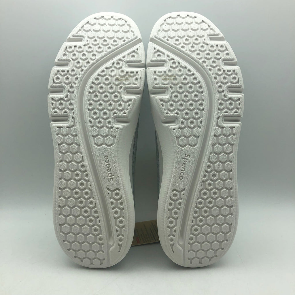 Spenco Waco Womens Pure Love Knit Sneaker Size 9.5 WIDE Glacier Grey Slip On NIB