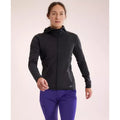 ARC'TERYX Women's Kyanite Lightweight Hoody Jacket Medium Black Full Zip NWOT