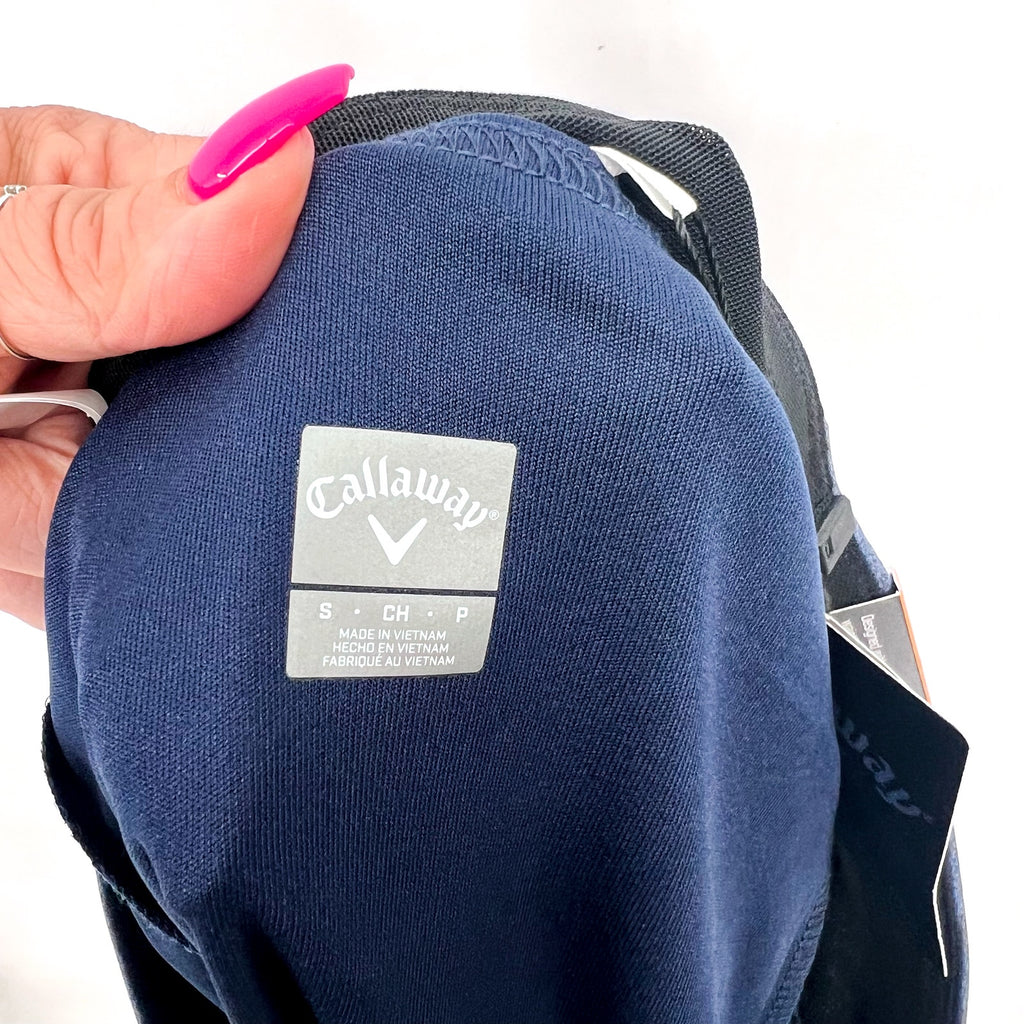 CALLAWAY Womens True Sculpt Skort Small Blue True Navy Heather UPF 50 NWT