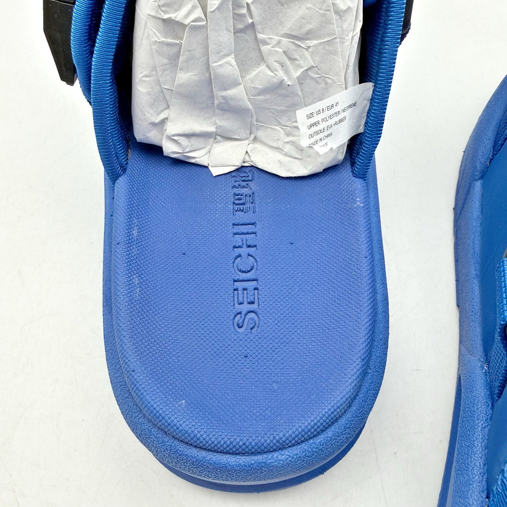 Seichi Mens Yoroi V2 Slide Sandals Size 10 EU 43 Cobalt Blue NIB