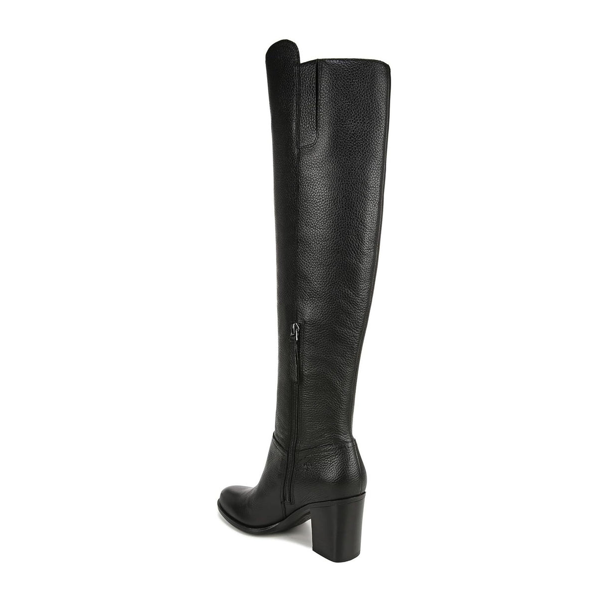 Naturalizer Womens Kyrie Knee High Boots Size 7 M Wide Calf Black Leather NIB