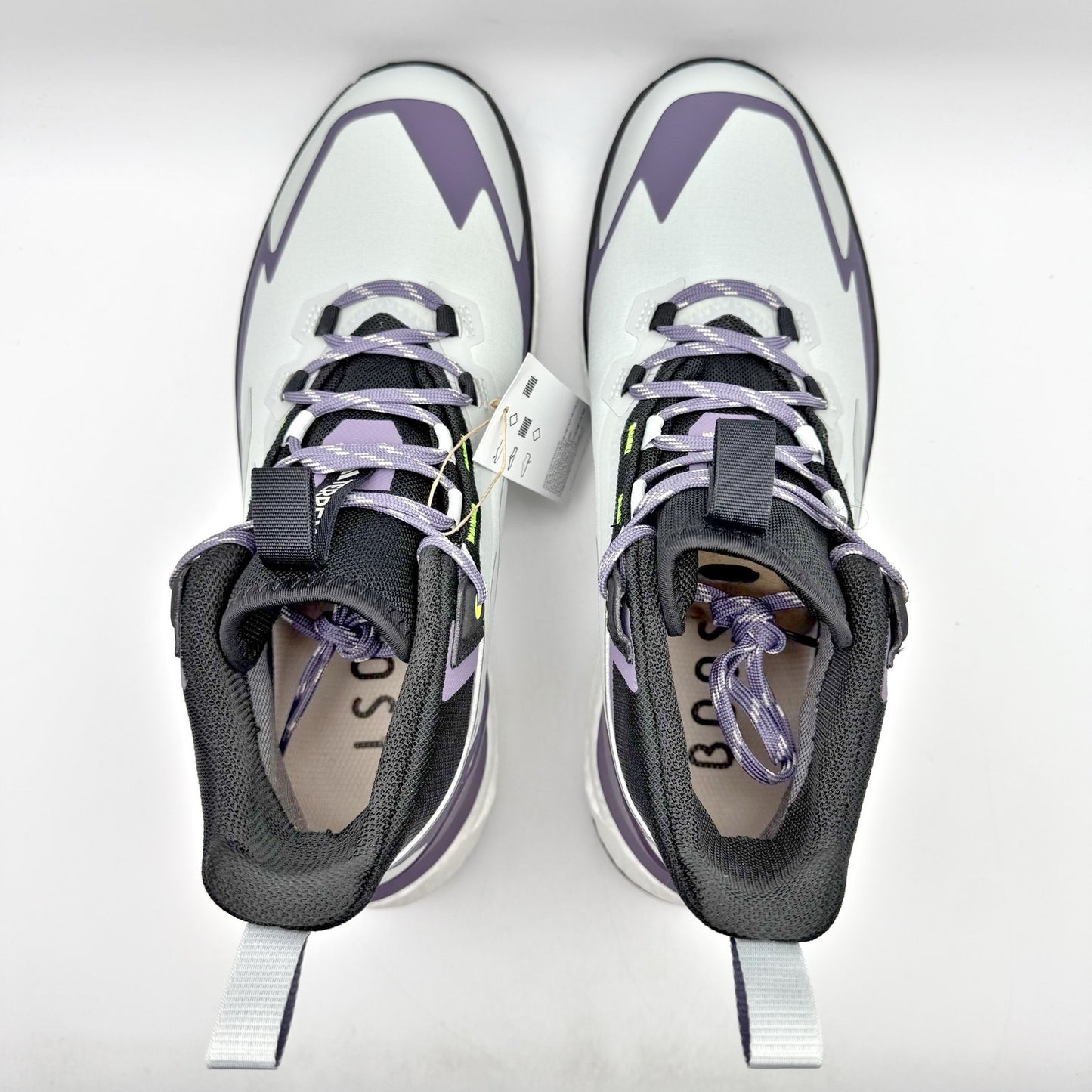 Adidas Womens Terrex Free Hiker 2 GTX Shoes US 10.5 Grey Purple Athletic WP