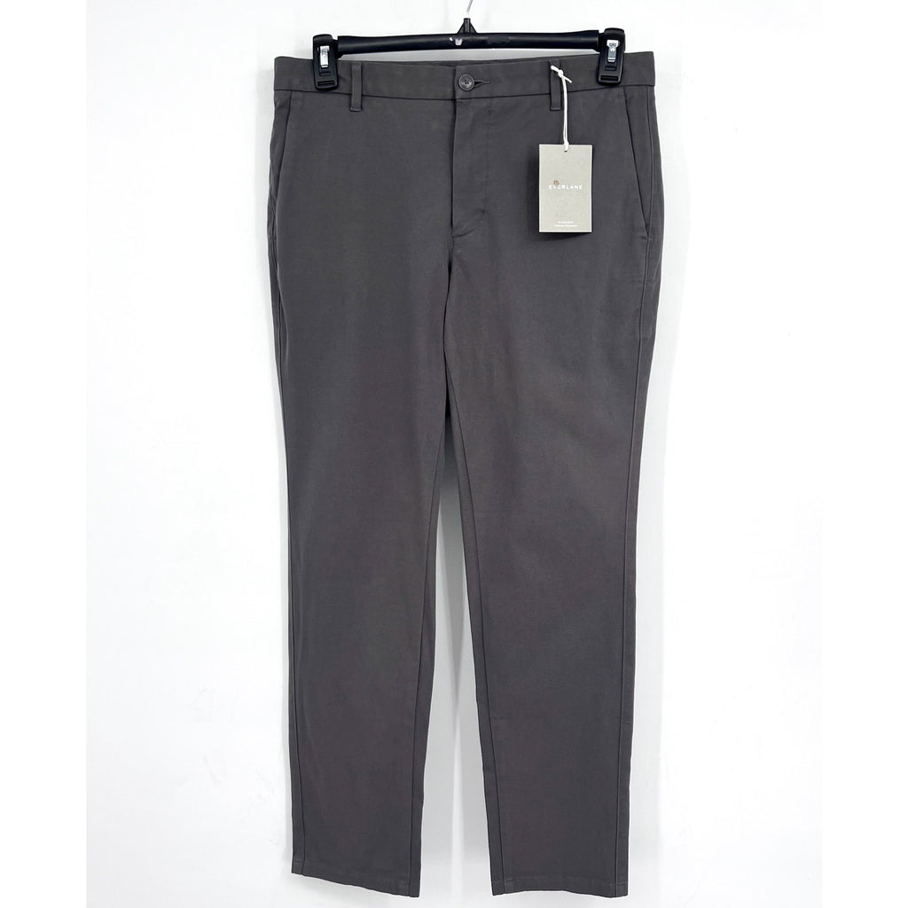 EVERLANE Men's Uniform Performance Chinos 31x30 Slate Grey Slim Fit Pants NWT