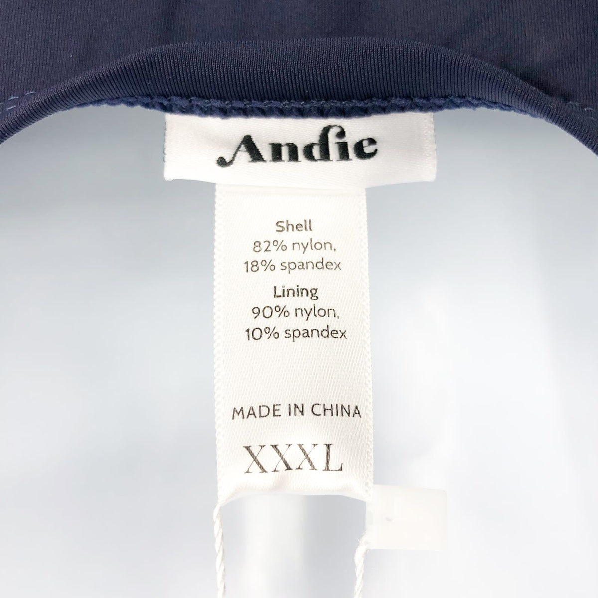 ANDIE SWIM Sardinia One Piece Swimsuit 3XL Blue Plunge V-Neck Open Back NWT