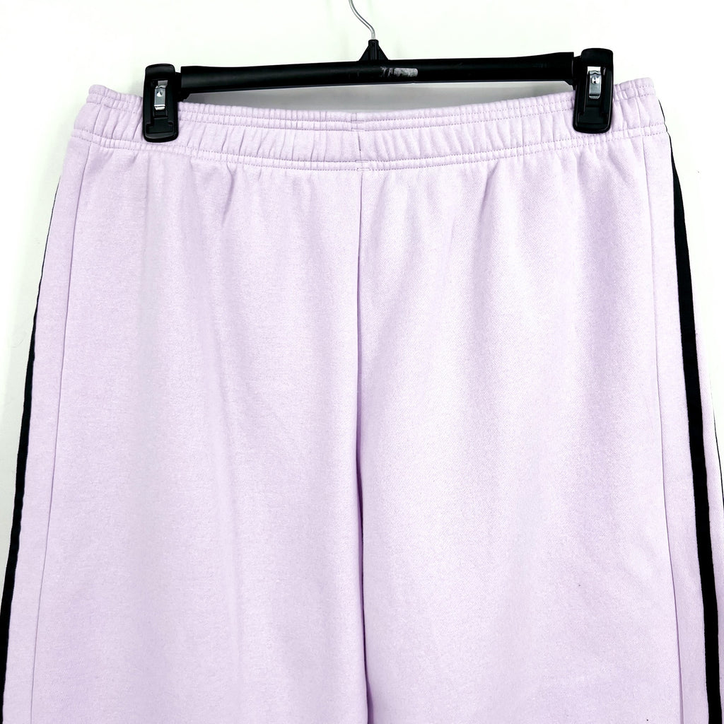 ADIDAS Womens Tiro Fleece Pants XL Purple Ice Lavender Pull-On NWT