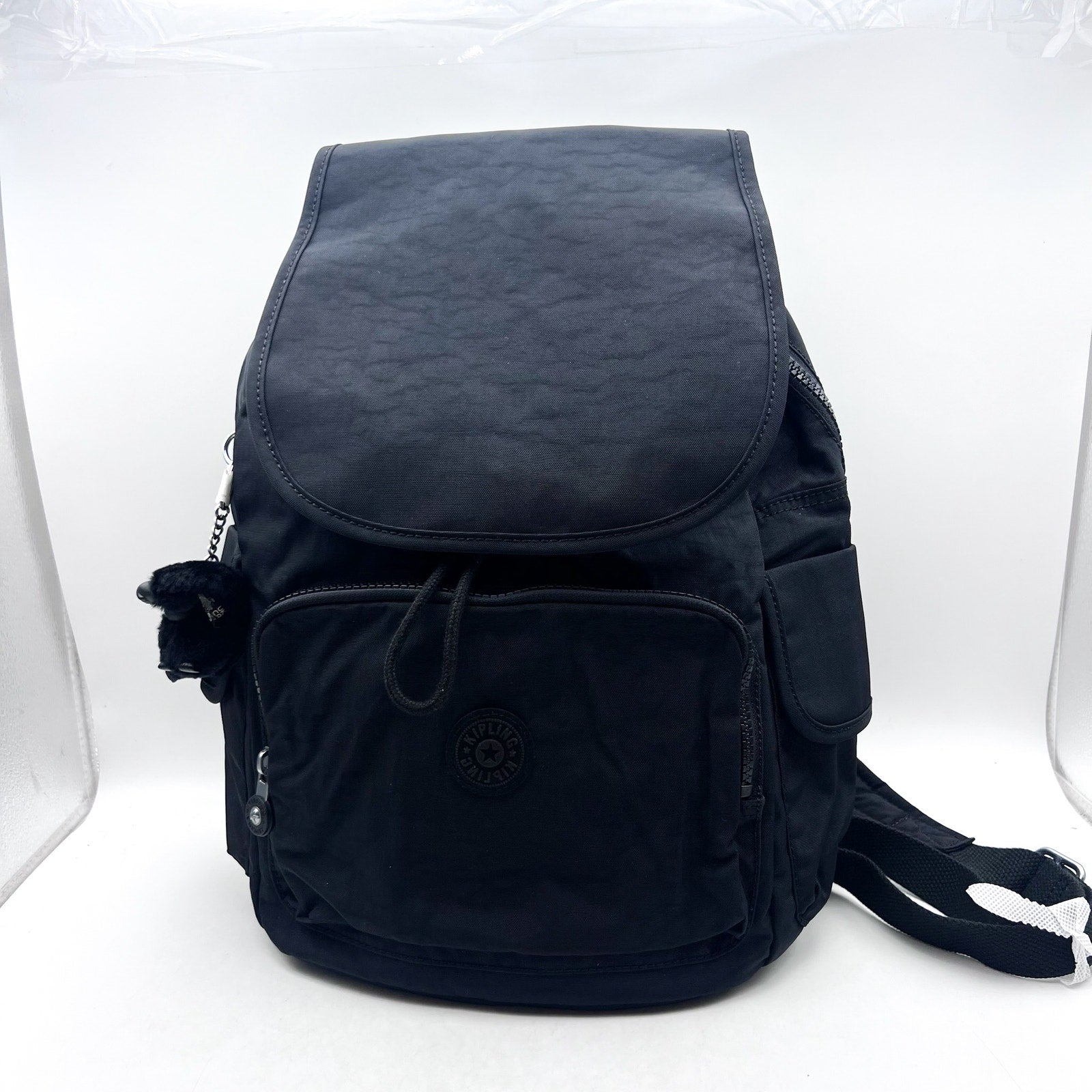 KIPLING City Pack Backpack Large Black Noir Water Resistant NWT