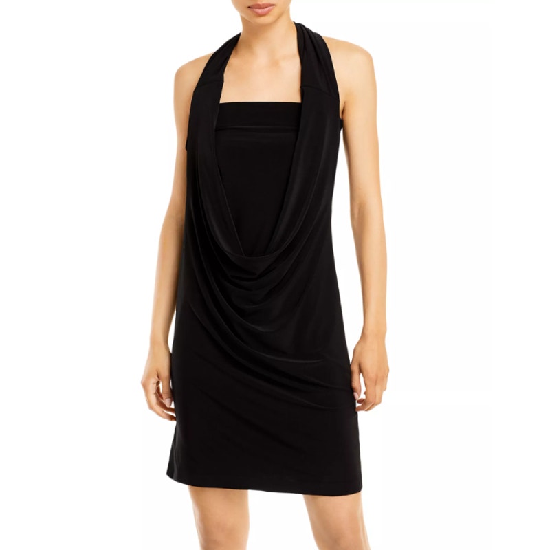 NORMA KAMALI Women's All in One Convertible Dress Small 36 Black Long Sleeve NWT