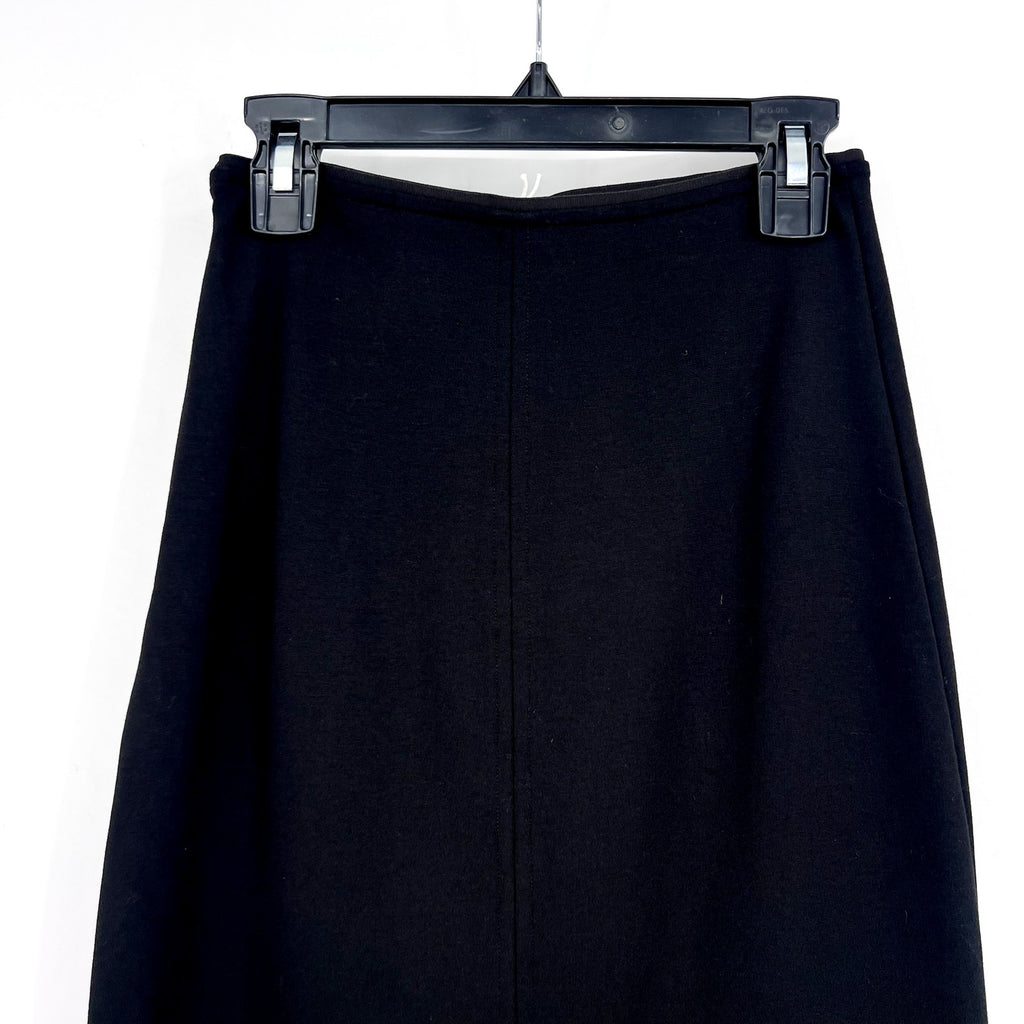 EVERLANE Women's The Dream Maxi Skirt XXS Black Stretch High Waisted NWT