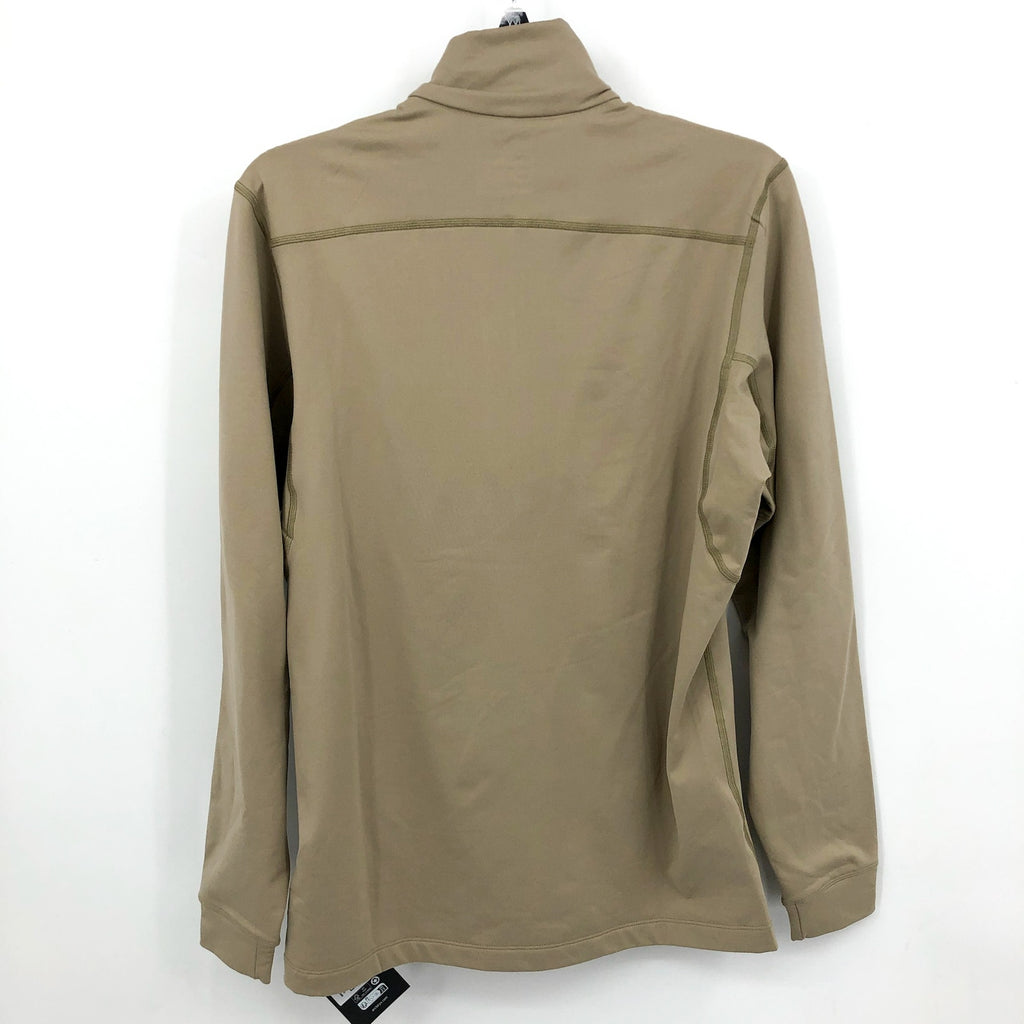 ARC'TERYX Men's Rho LT Zip Neck Sweatshirt Small Tan Smoke Bluff Lightweight NWT