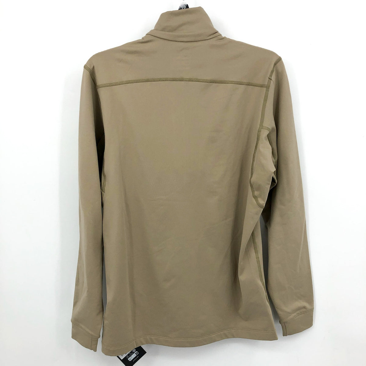 ARC'TERYX Men's Rho LT Zip Neck Sweatshirt Small Tan Smoke Bluff Lightweight NWT