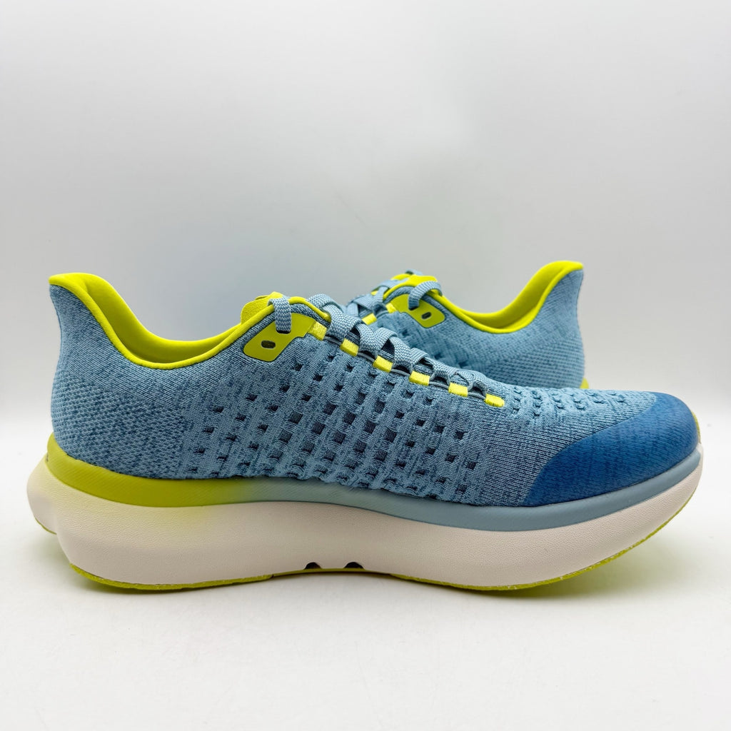 Rabbit Mens Dream Chaser Running Shoes US 11.5 Blue Yellow Athletic Sneakers NIB