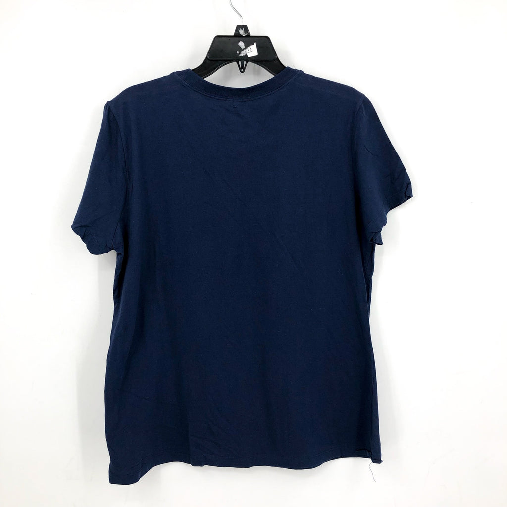 NIKE Women Houston Astros T-Shirt Medium Navy Blue Cooperstown Wordmark NWT