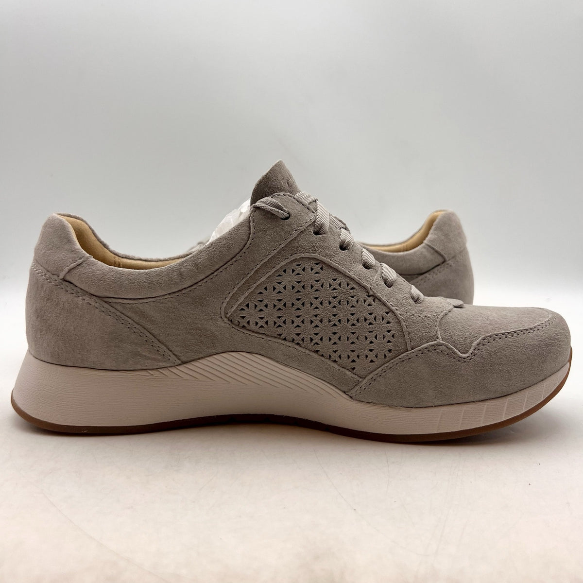 Dansko Womens Catie Casual Sneakers EU 40 US Size 9.5-10 Grey Suede NIB