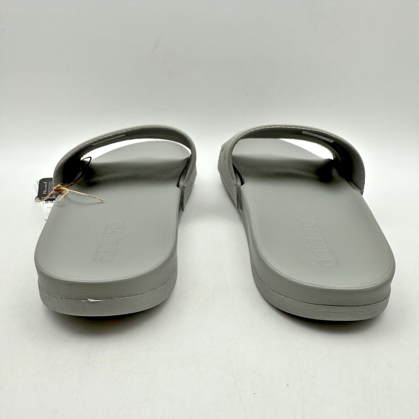 Adidas Mens Adilette Comfort Mono Slide Sandals US 7 Grey Casual NIB