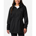 COLUMBIA Women's Rose Winds Softshell Jacket Medium Black Hooded Long Sleeve NWT