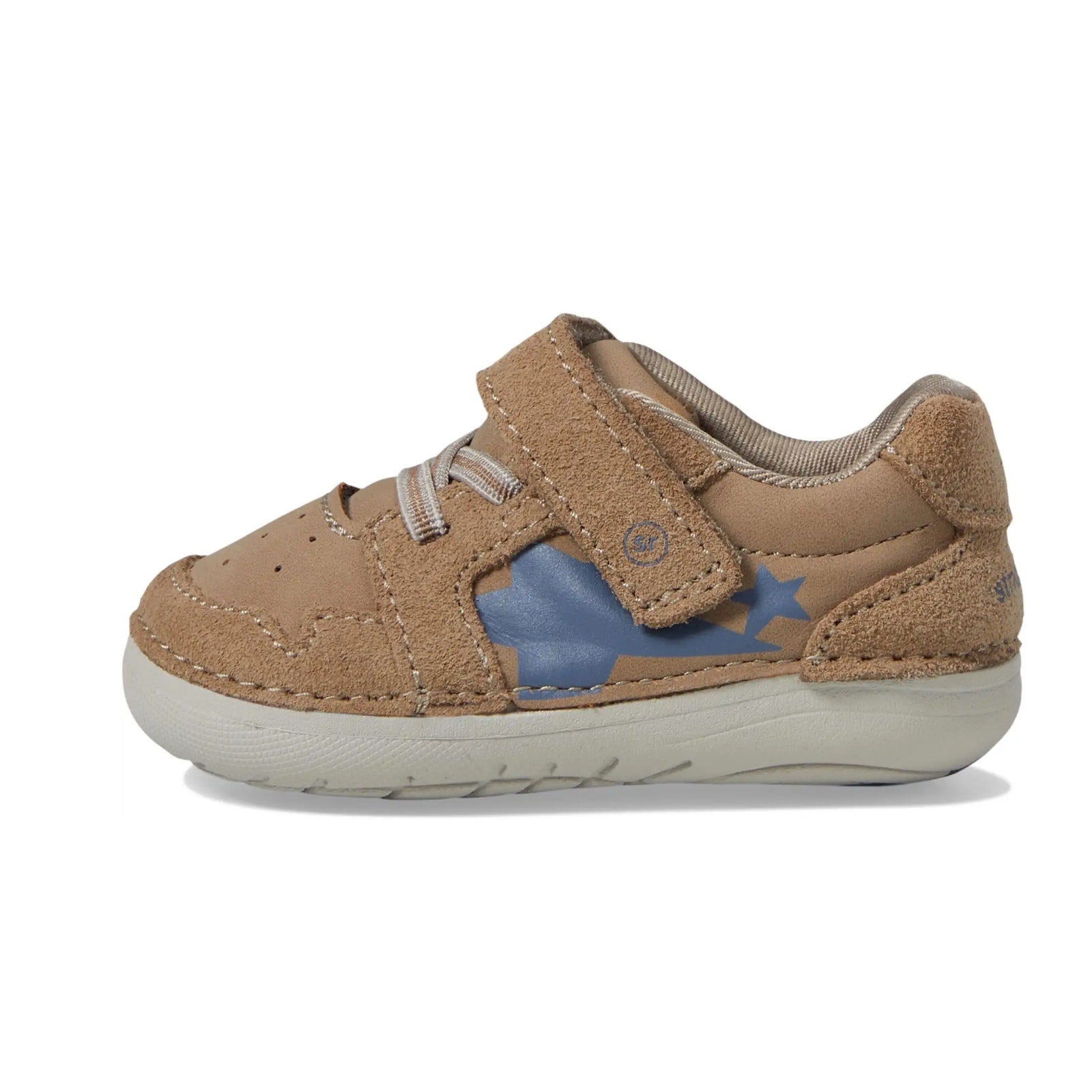 Stride Rite Boys SM Waverly Baby - Toddler Shoes Size 4 WIDE Walnut Brown NIB