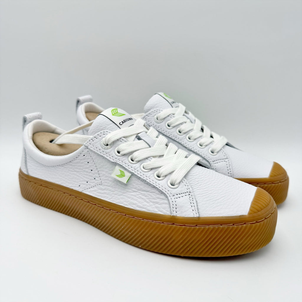 CARIUMA Womens OCA Low Sneakers US 9.5 EU 40.5 White Leather Gum NIB