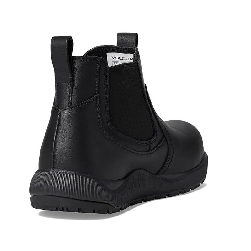 Volcom Mens Street Shield Station Tactical Boots US 11 Wide Black Slip-on CT NIB