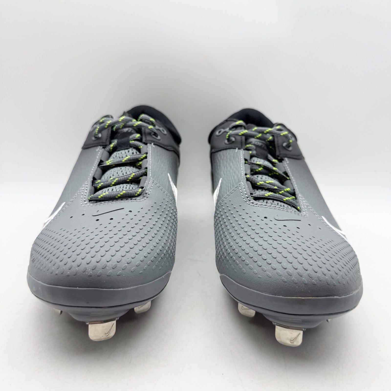 Nike Womens Hyperdiamond 4 Elite Softball Cleats US 11 EU 43 Black Grey NWOB