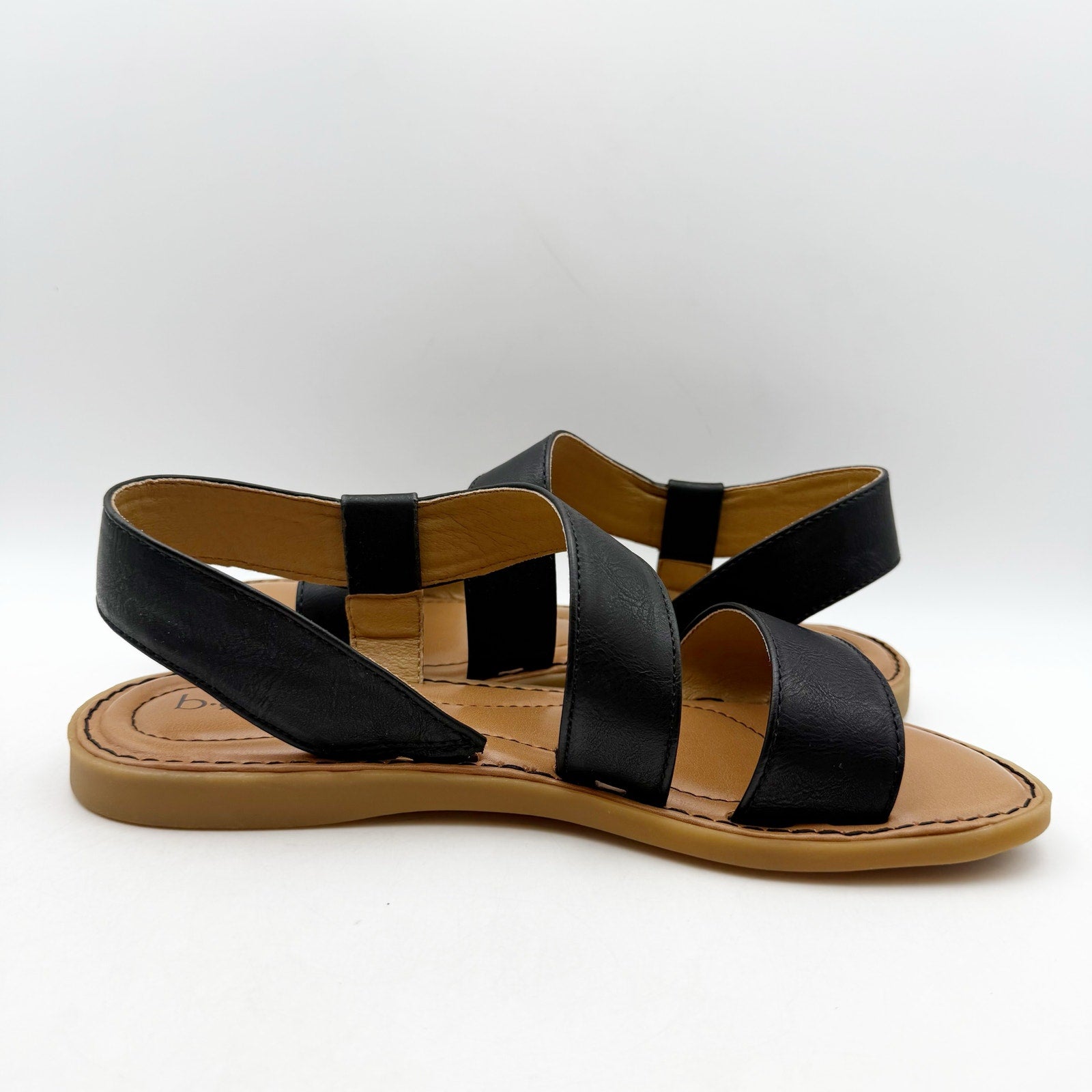 B.o.c. Womens Kacee Criss Cross Sandals US 9 M EU 39.5 Black NIB