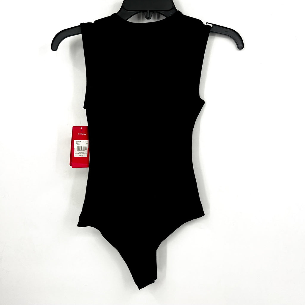 COMMANDO Women's Luxury Rib Signature Bodysuit XL Black Stretch Sleeveless NWT