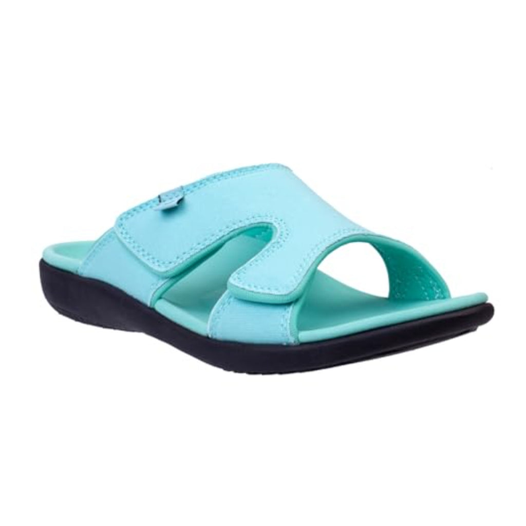 Spenco Womens Kholo Brite Sandals Size US 8B Turquoise Blue Comfort Ortho NWOB