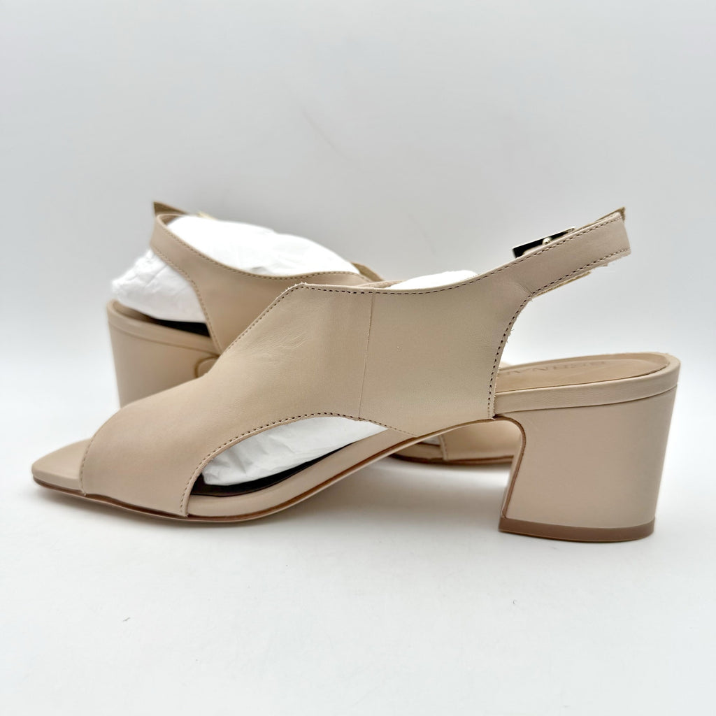 Bernardo Footwear Womens Bedford Heels Size 8.5 M Blush Nude Leather NIB