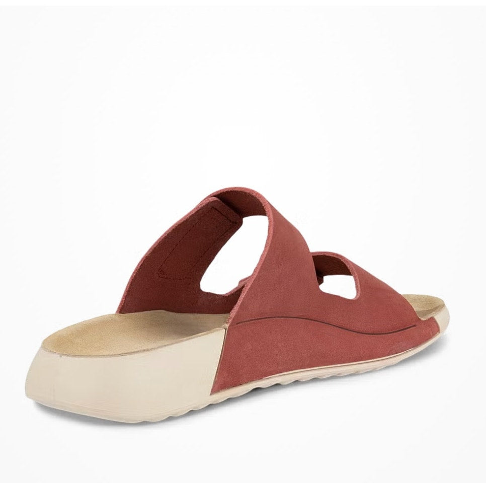 ECCO Womens Cozmo Two Band Slide Sandals EU 36 US 5-5.5 Red NIB