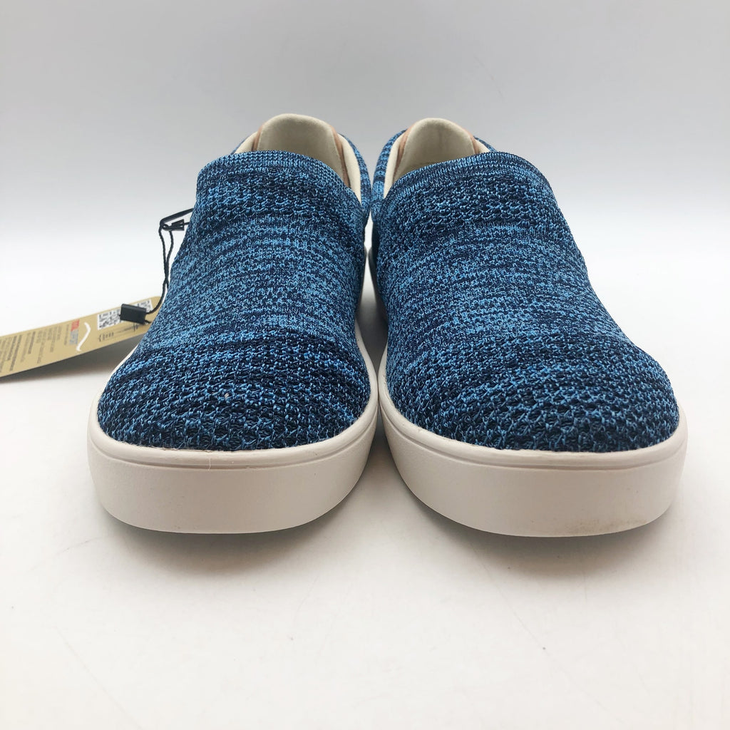 Spenco Womens Coastal Slip-on Sneakers Size 8 WIDE Patriot Blue Knit NIB