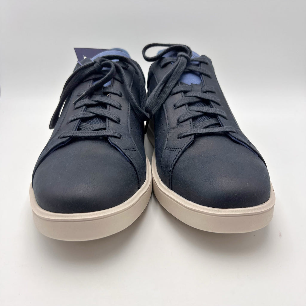 Rockport Mens Tristen Step Activated Sneakers Size 11.5 WIDE Blue Leather NWOB
