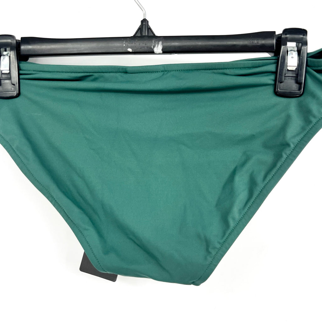SEAFOLLY Women's Twist Band Hipster Bikini Bottom Size 6 Evergreen NWT