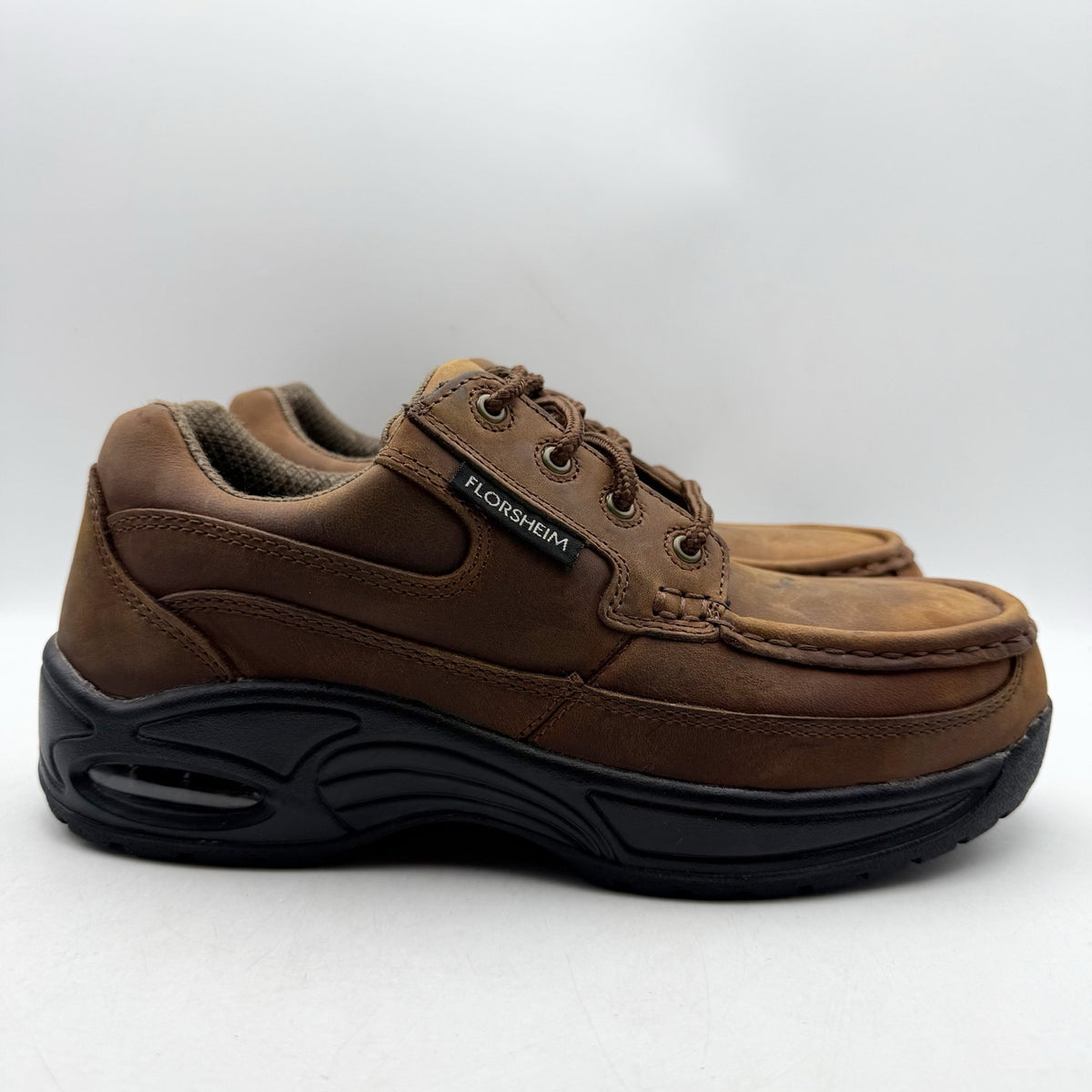 Florsheim Mens Polaris Composite Toe Work Shoes US 9.5 Wide Brown Leather NIB