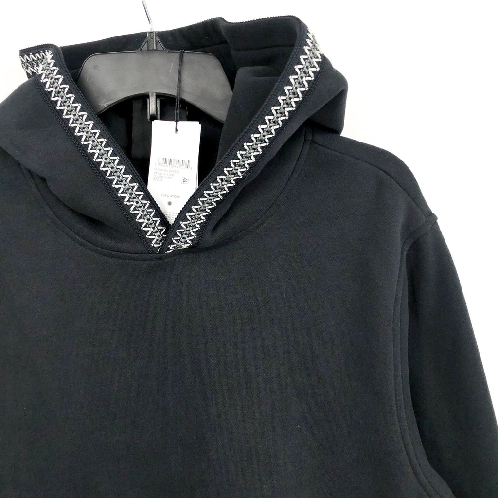 UGG Men's Tasman Pullover Hoodie Small Black Tarr Sweatshirt UGGBraid NWT