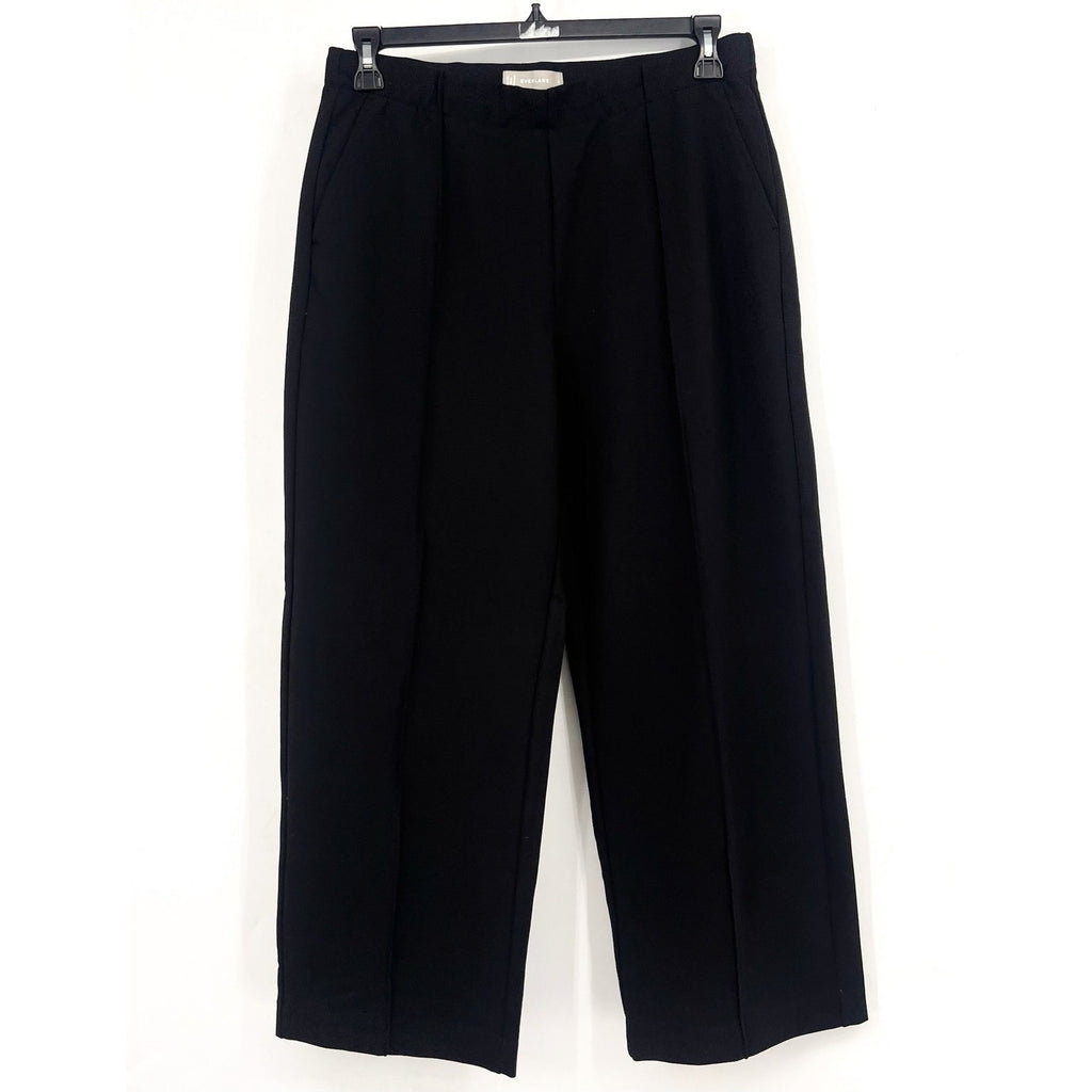 EVERLANE Women's The Wide Leg Dream Pants Large Black Elastic Waist NWT