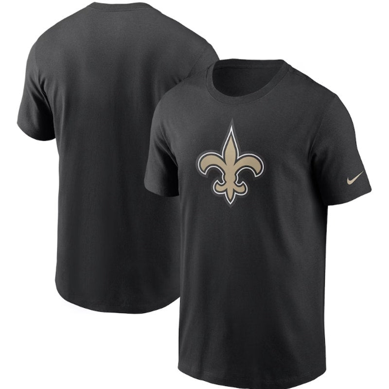 NIKE Men's New Orleans Saints Primary Logo T-Shirt Large Black NWT N199-00A