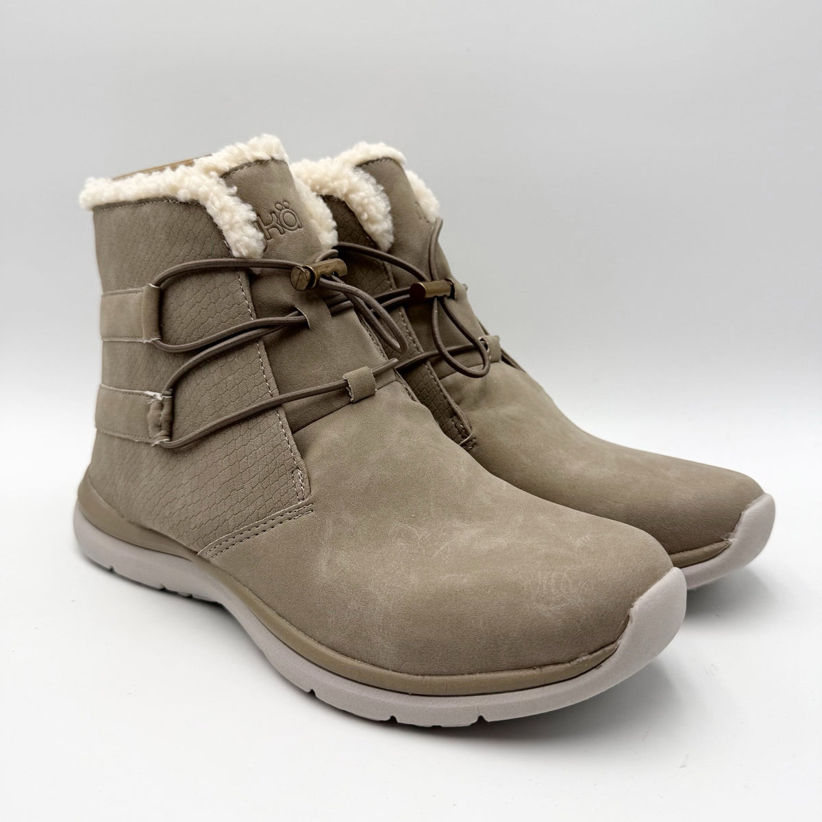 Ryka Womens Evie Exotic Snow Boots Size 9 M EU 39 Brown Taupe NIB