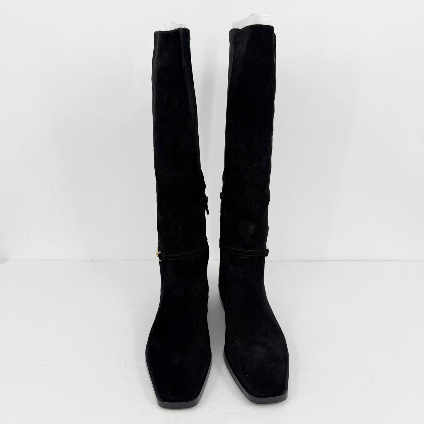 Sam Edelman Womens Clive Knee High Boots US 10.5 EU 41.5 Black Suede NIB
