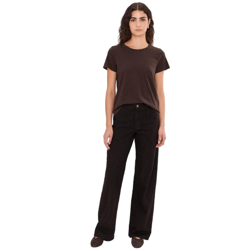 MADEWELL Women's Northside Vintage Tee XXS Brown Short Sleeve J8526 NWT