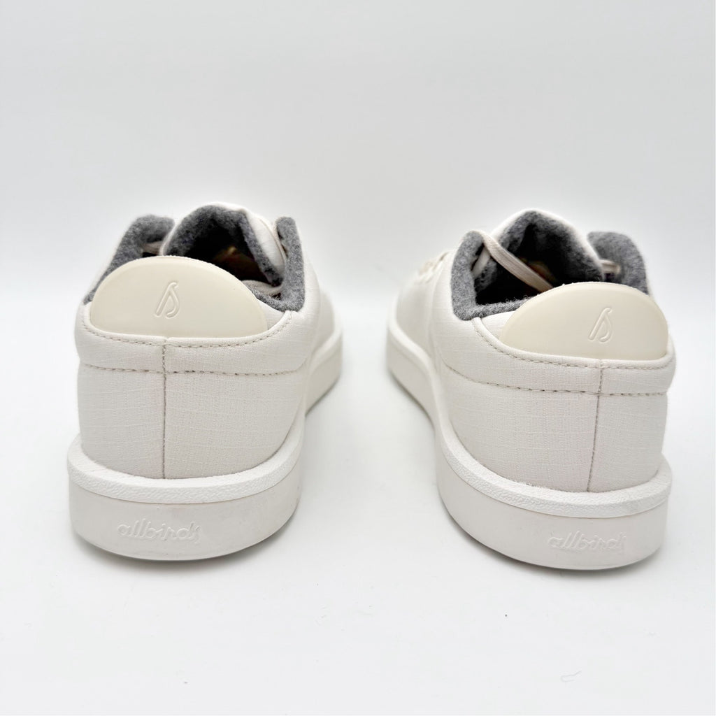 AllBirds Womens Piper Casual Sneakers Size 9 EU 39 White Merino Wool Woven NIB