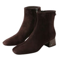 Sam Edelman Womens Paige Ankle Boots Size 11 M Dark Brown Suede NWOB