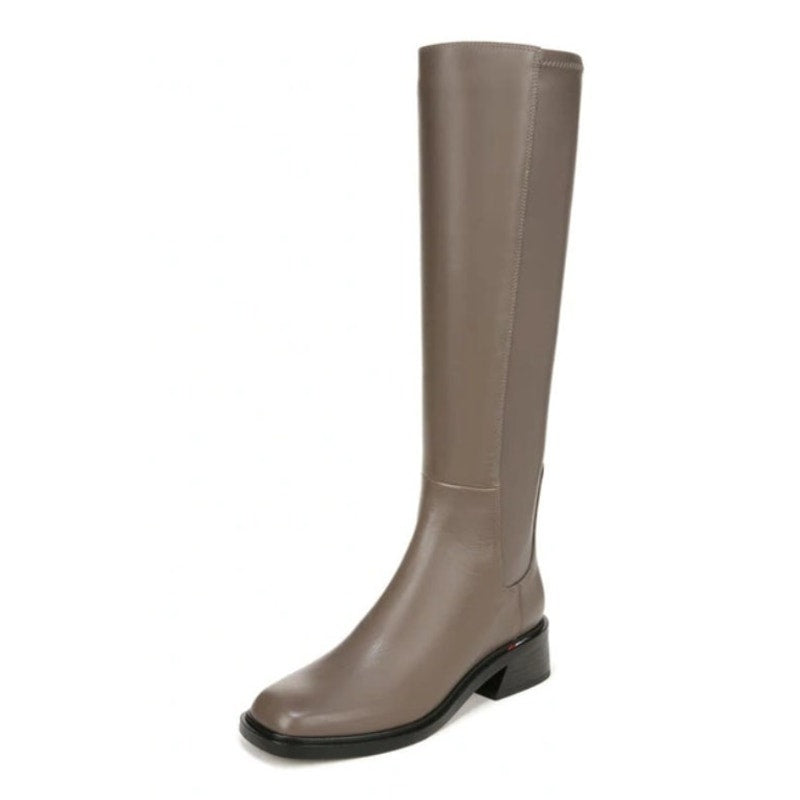 Franco Sarto Womens Giselle Knee High Boots US 7.5 M EU 38 Grey Leather NWOB