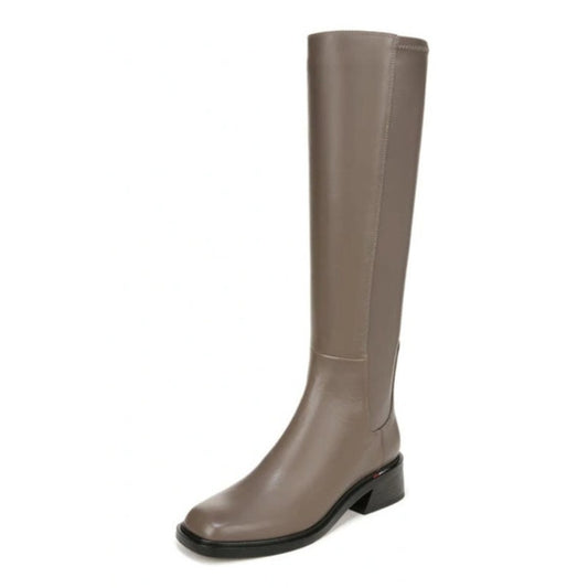 Franco Sarto Womens Giselle Knee High Boots US 7.5 M EU 38 Grey Leather NWOB