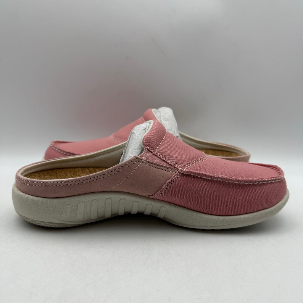 Spenco Womens Siesta Spring Slide Shoe Size 6.5 Pink Water Resistant Slip On NIB