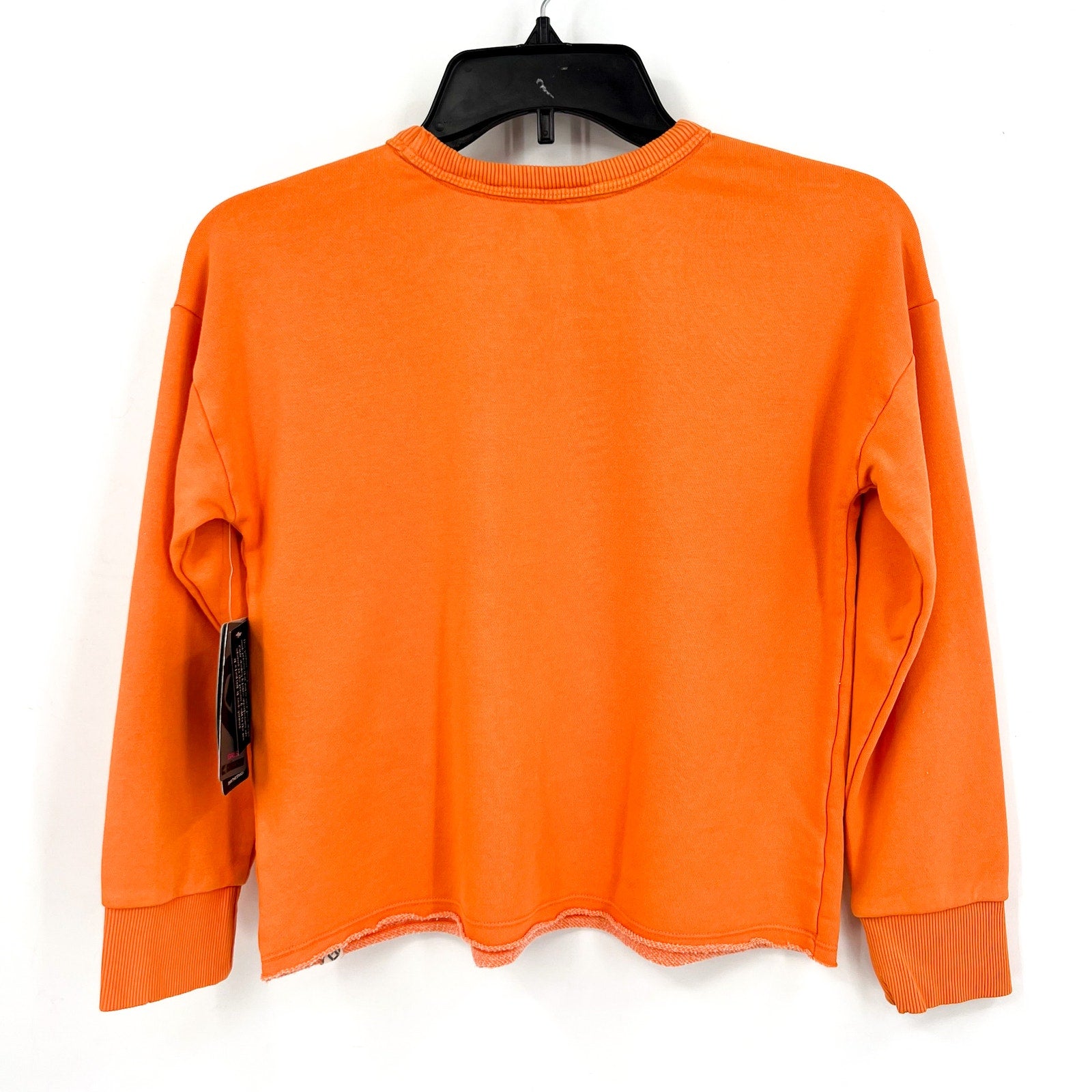 COLOSSEUM Girls Clemson Tigers Audrey Washed Sweatshirt Large Orange NWT