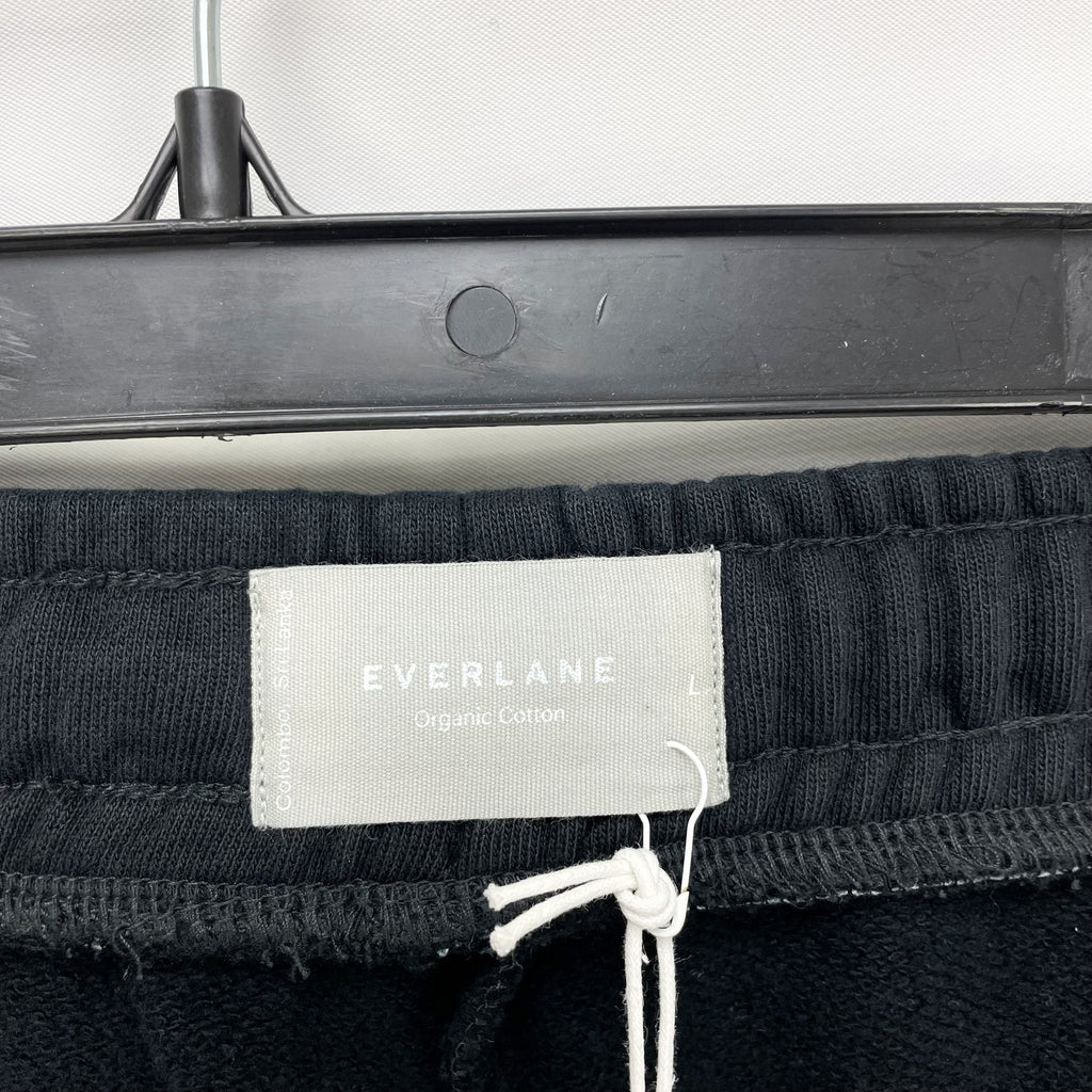 Everlane Mens The Track Jogger Sweatpants Large Black NWT